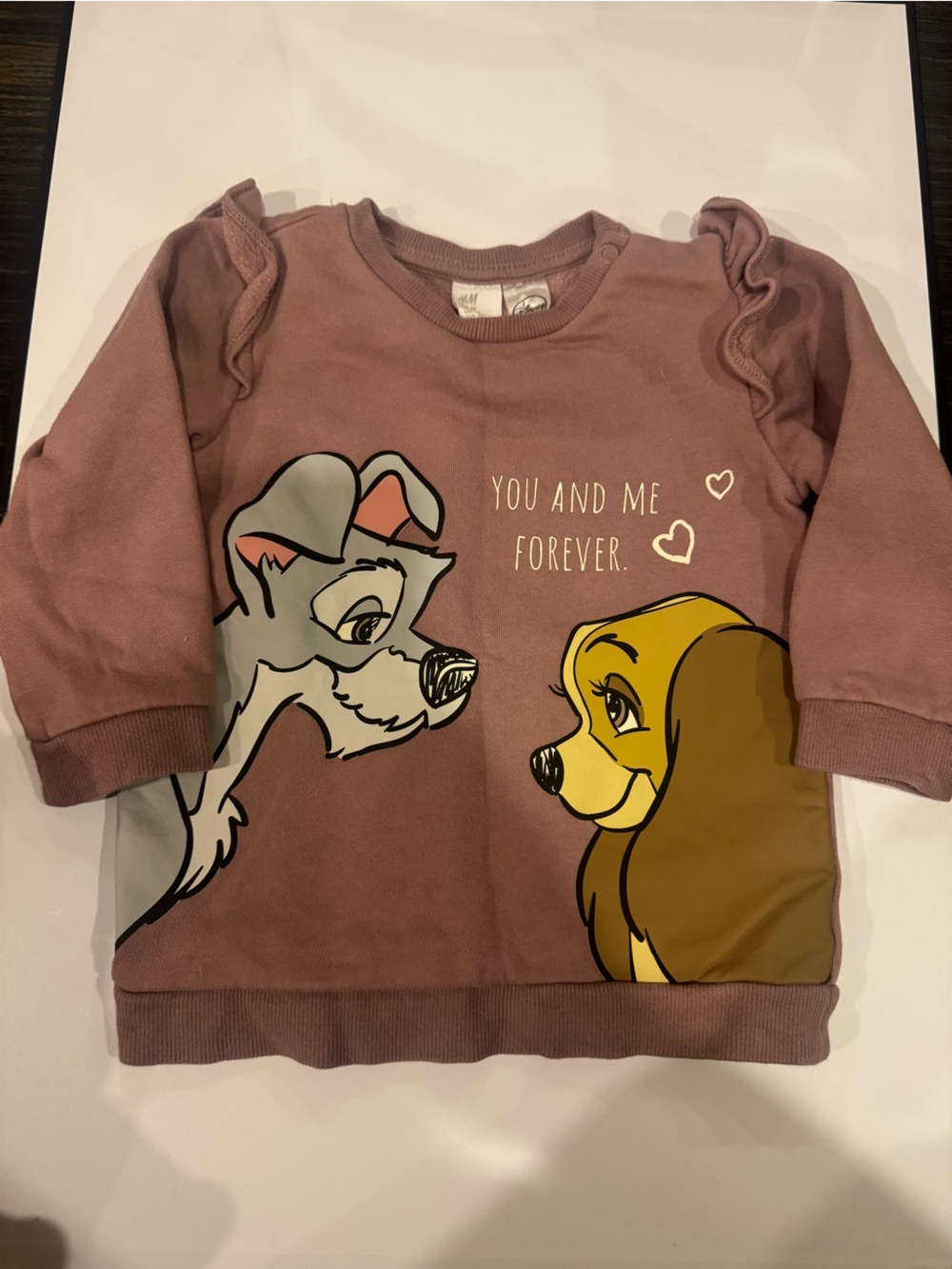 H&M Mauve Bambi Graphic sweater